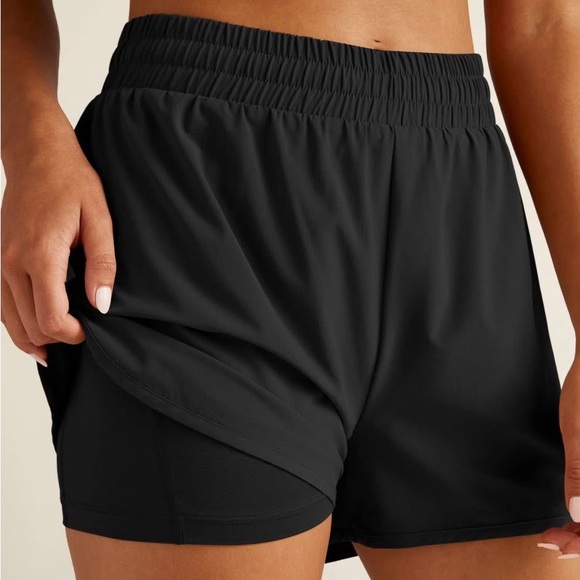 Women's Black Shorts - Picture 2 of 2